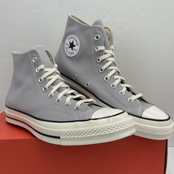 Converse Men’s A08615F CHUCK 70 HI
GREY AREA/EGRET Classic High-Tops Sneakers - Picture 4 of 16